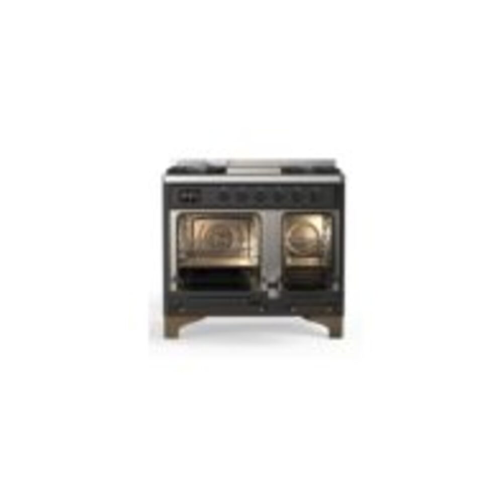 ILVE UMD10F Majestic II 40 inch Dual Fuel Range with 6 Burners, Griddle
