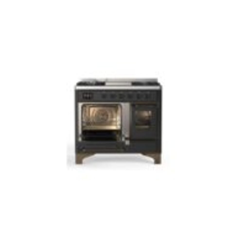ILVE UMD10F Majestic II 40 inch Dual Fuel Range with 6 Burners, Griddle