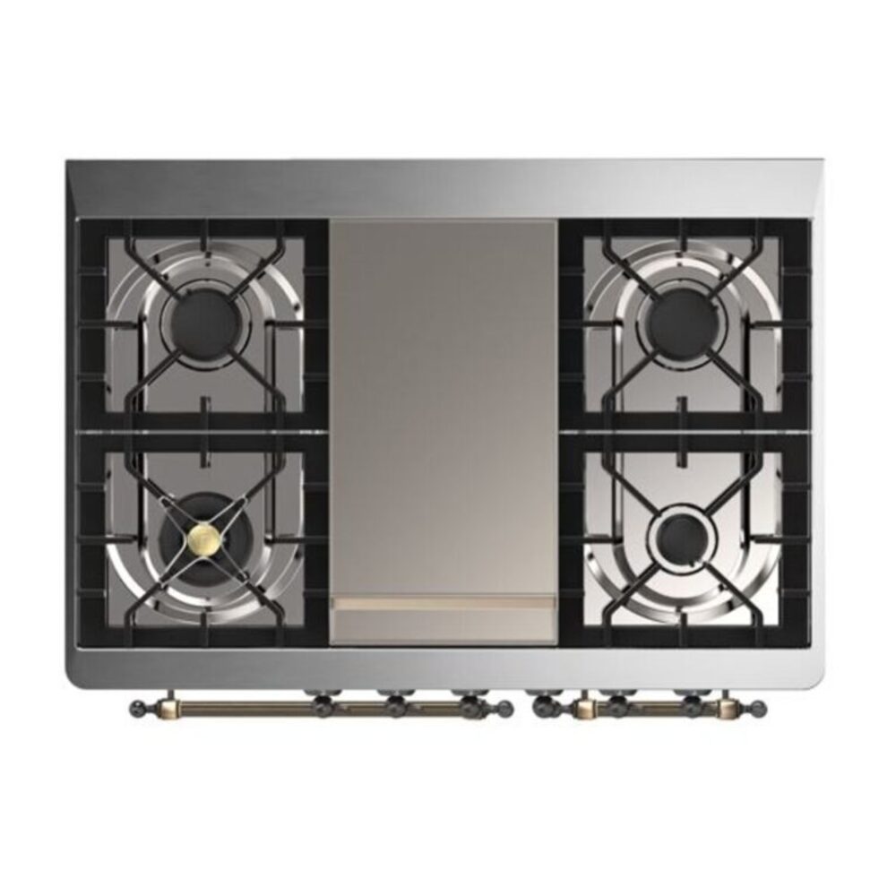 ILVE UMD10F Majestic II 40 inch Dual Fuel Range with 6 Burners, Griddle