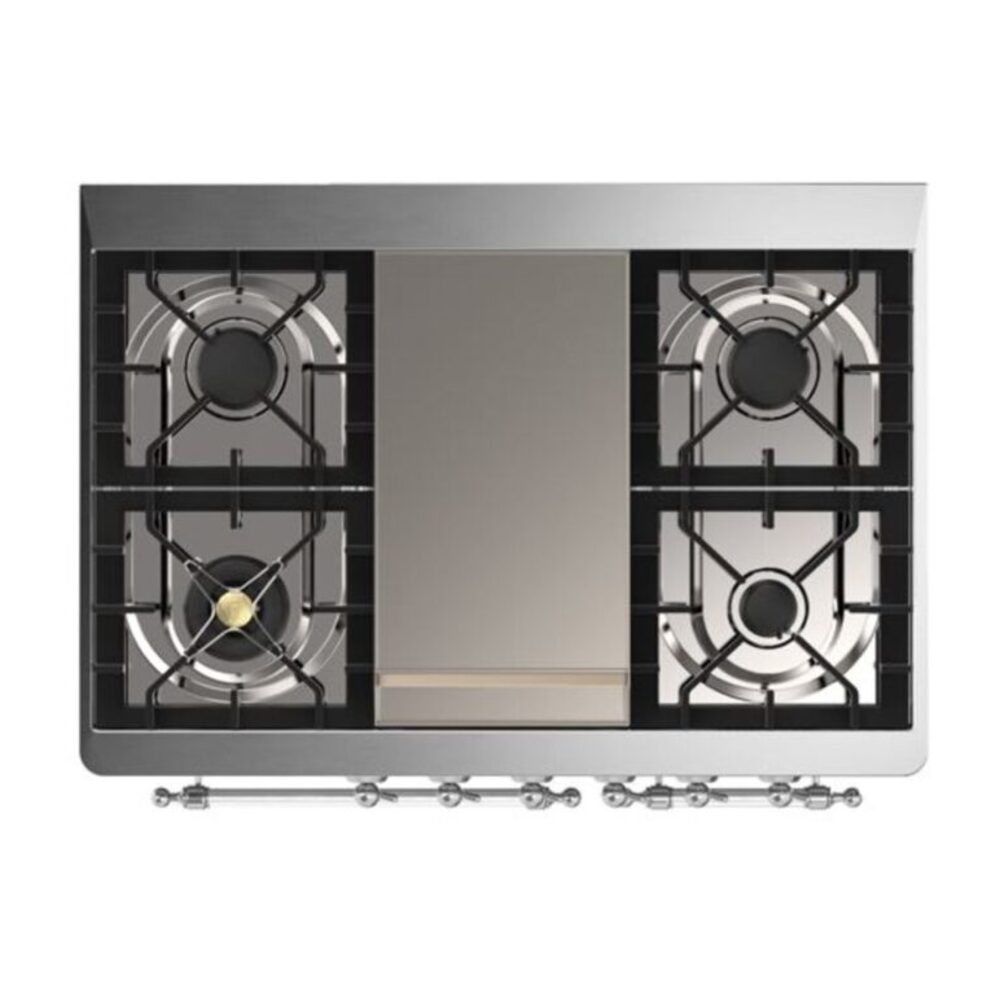 ILVE UMD10F Majestic II 40 inch Dual Fuel Range with 6 Burners, Griddle