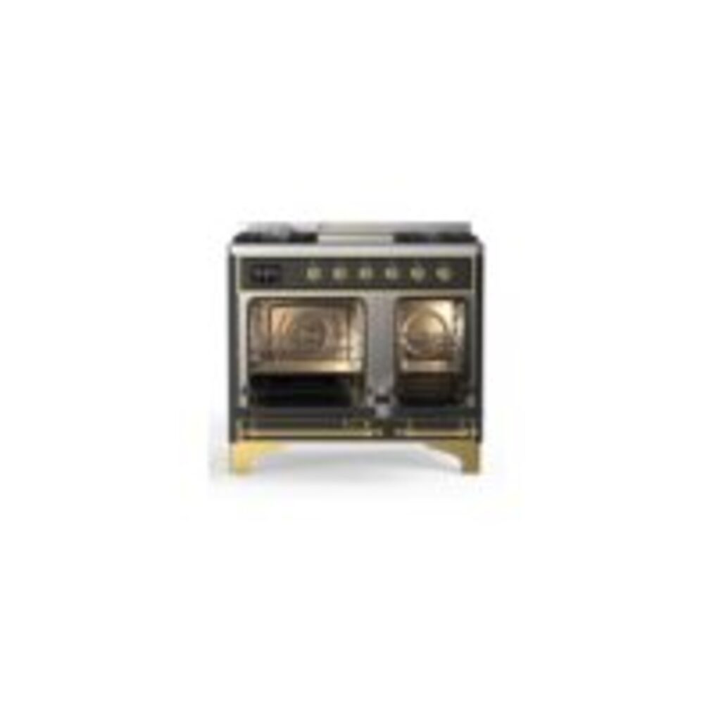 ILVE UMD10F Majestic II 40 inch Dual Fuel Range with 6 Burners, Griddle