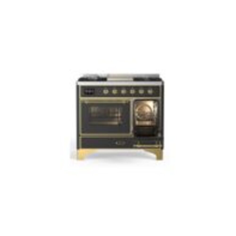 ILVE UMD10F Majestic II 40 inch Dual Fuel Range with 6 Burners, Griddle