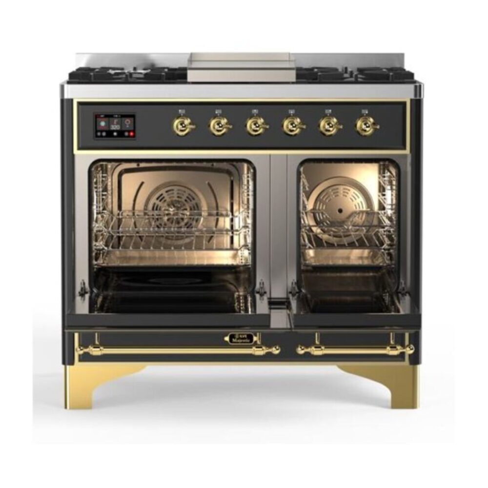 ILVE UMD10F Majestic II 40 inch Dual Fuel Range with 6 Burners, Griddle