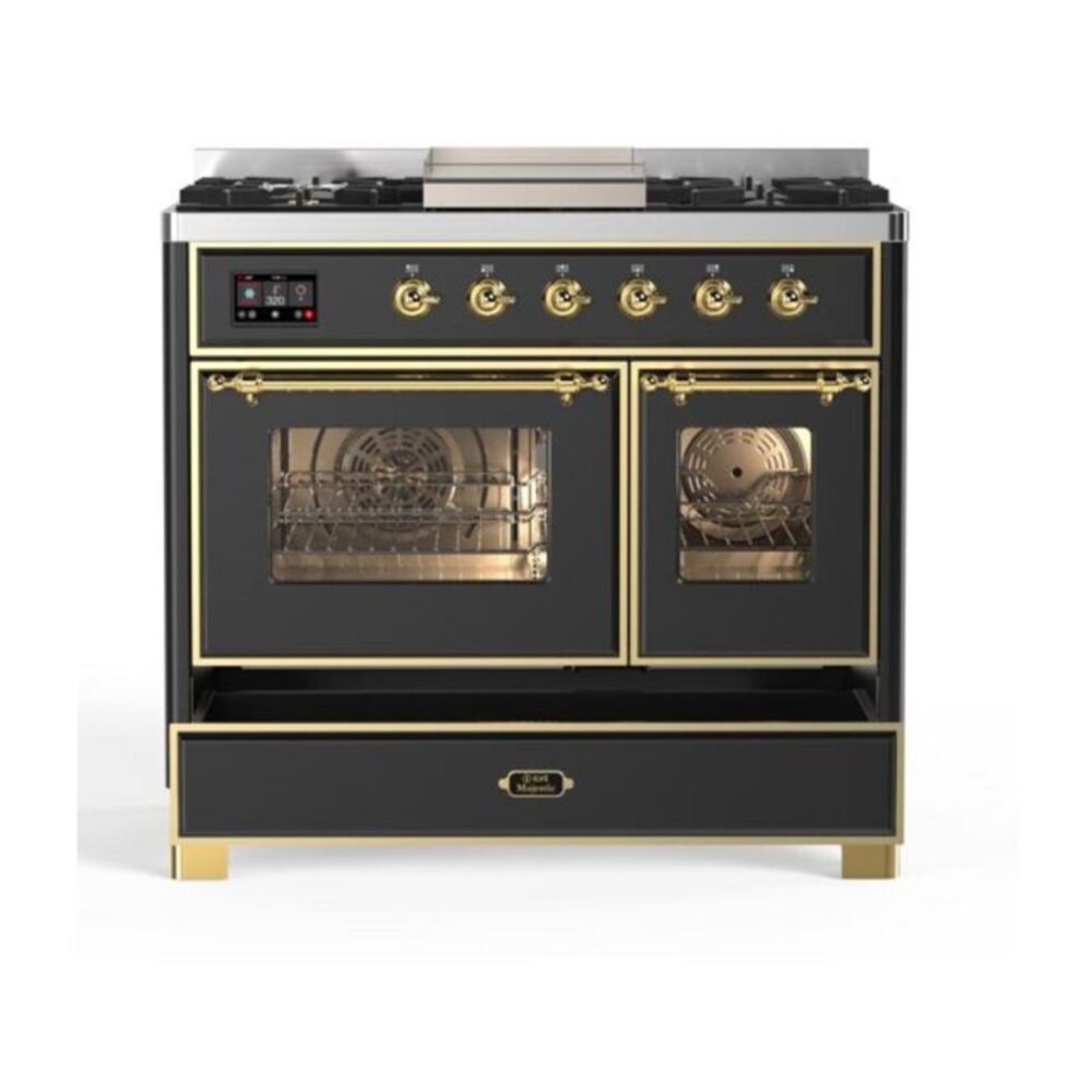 ILVE UMD10F Majestic II 40 inch Dual Fuel Range with 6 Burners, Griddle