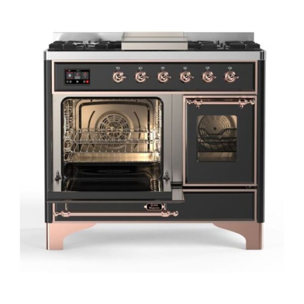 ILVE UMD10F Majestic II 40 inch Dual Fuel Range with 6 Burners, Griddle