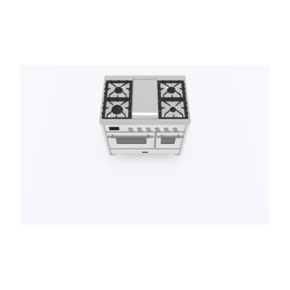 ILVE_UMD10FDNS3RAC_Majestic_II_40"_Dual_Fuel_Range_Top_Angle
