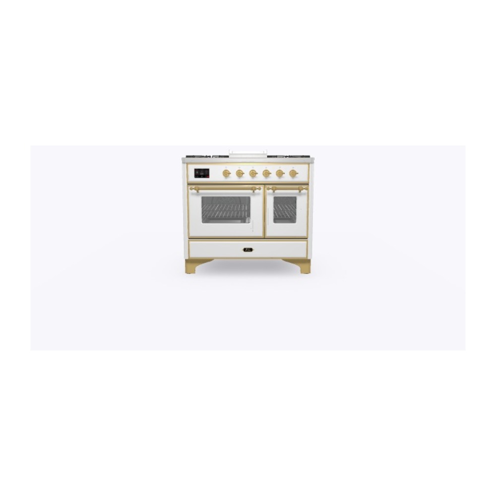 ILVE_UMD10FDNS3RAGLP_Majestic_II_40"_Dual_Fuel_Range_Front_View