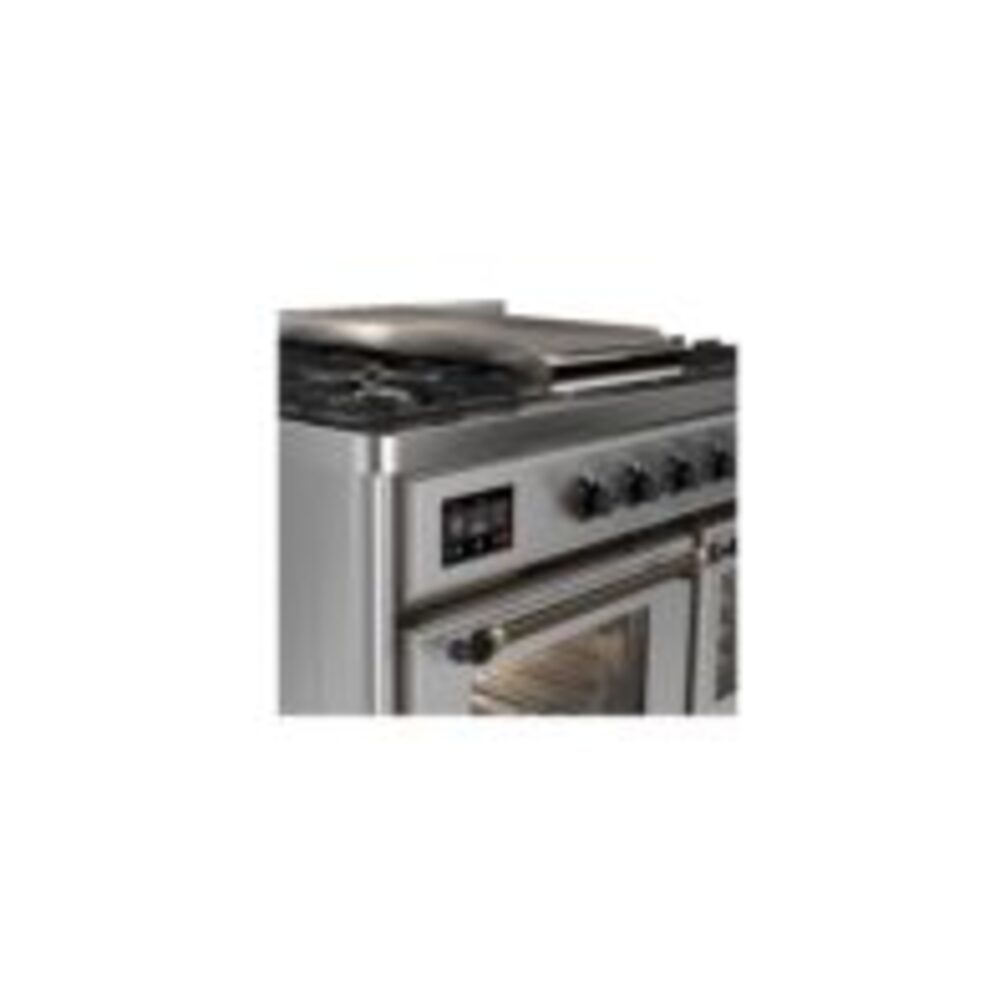 ILVE UMD10F Majestic II 40 inch Dual Fuel Range with 6 Burners, Griddle