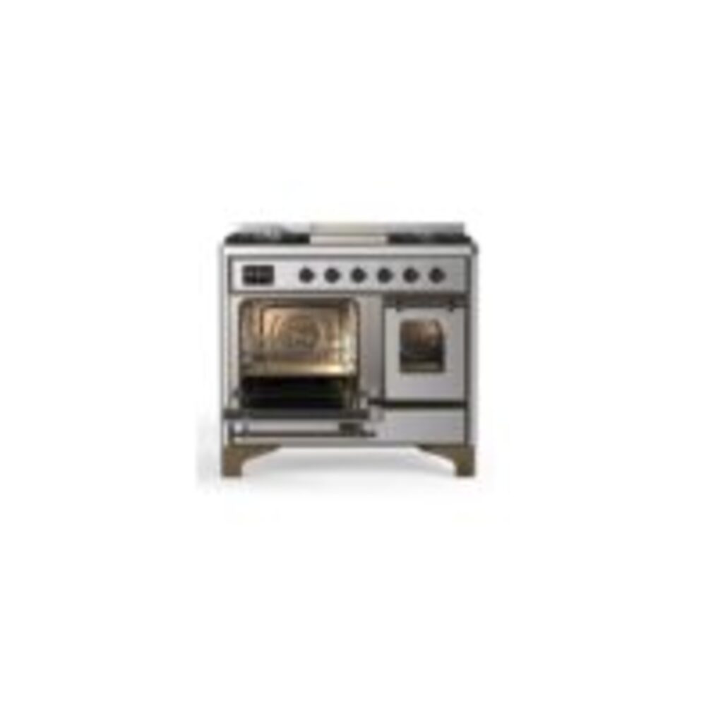 ILVE UMD10F Majestic II 40 inch Dual Fuel Range with 6 Burners, Griddle