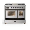 ILVE UMD10F Majestic II 40 inch Dual Fuel Range with 6 Burners, Griddle