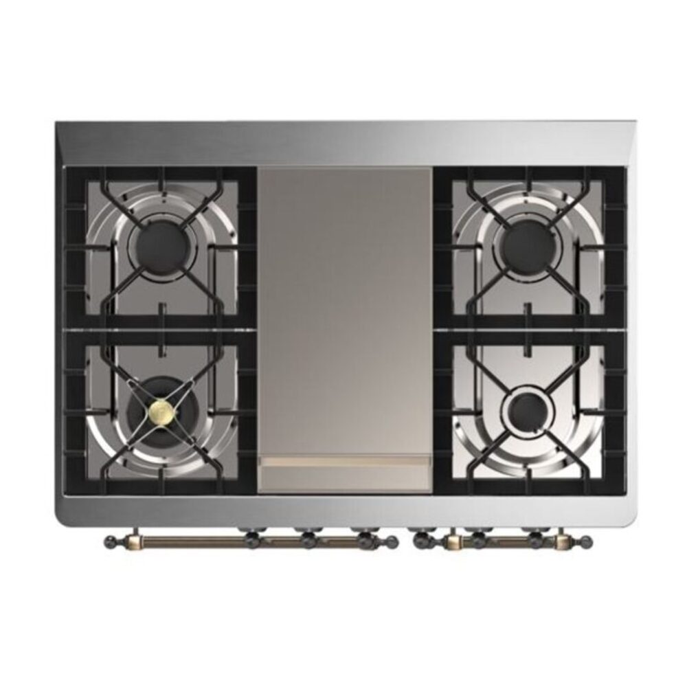 ILVE UMD10F Majestic II 40 inch Dual Fuel Range with 6 Burners, Griddle