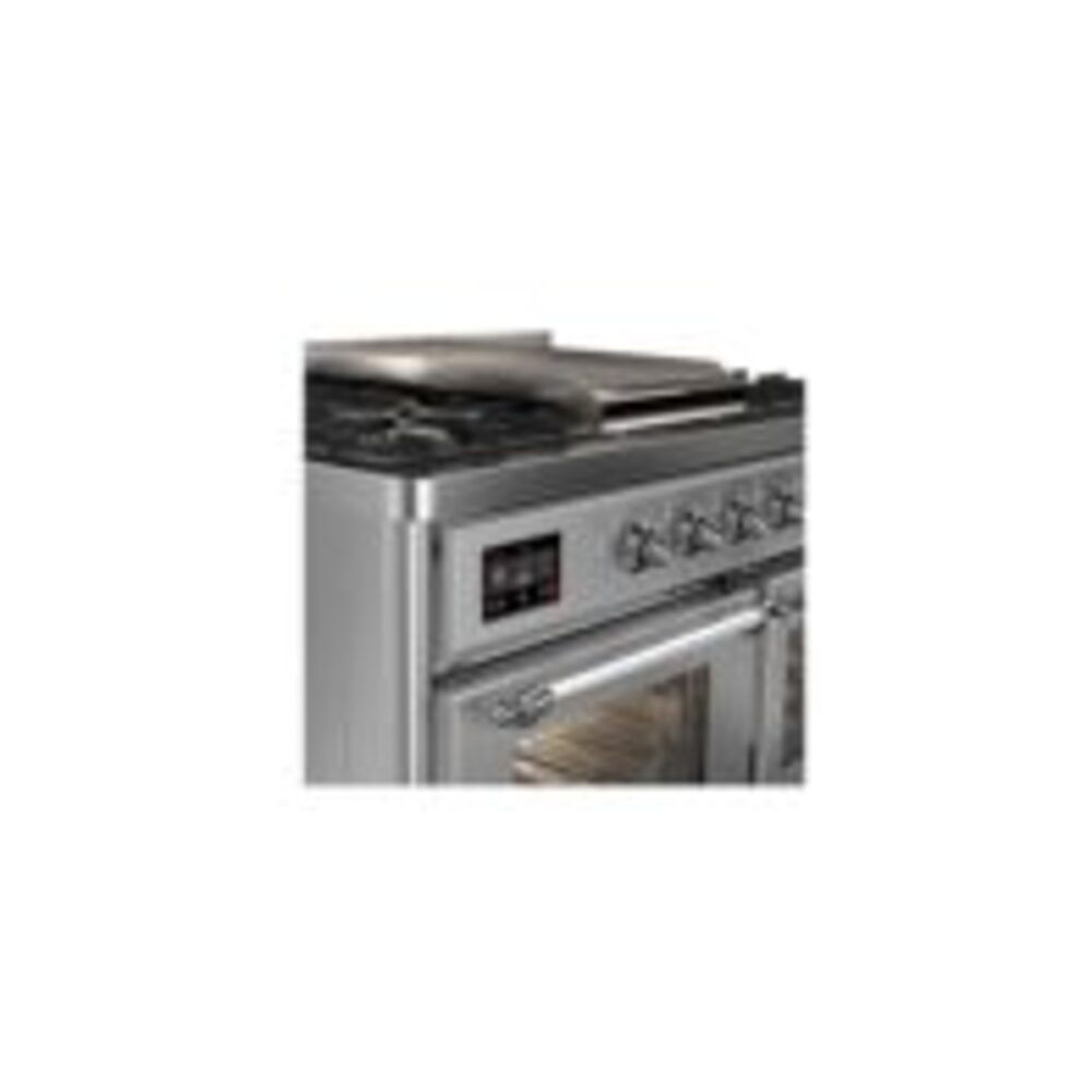 ILVE UMD10F Majestic II 40 inch Dual Fuel Range with 6 Burners, Griddle