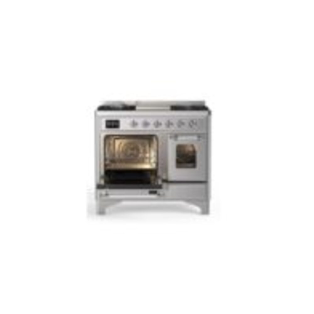 ILVE UMD10F Majestic II 40 inch Dual Fuel Range with 6 Burners, Griddle