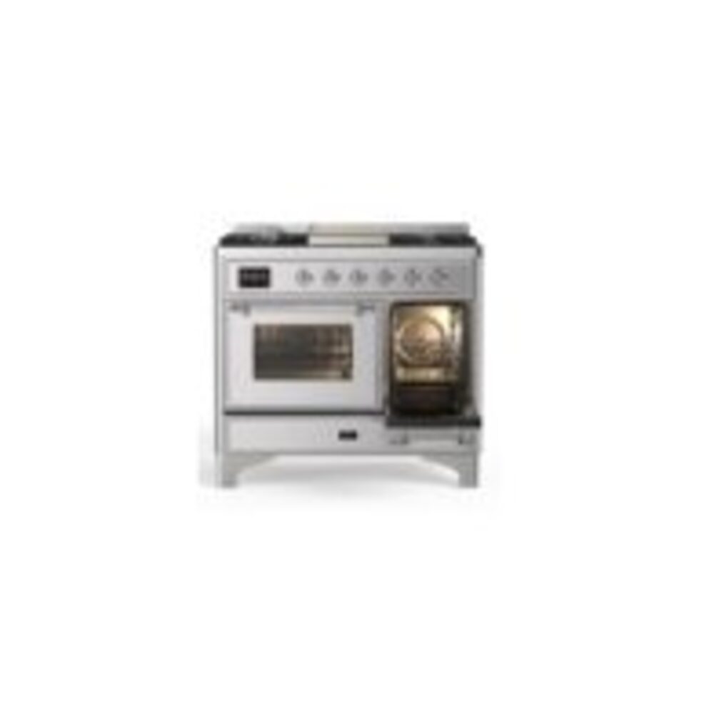 ILVE UMD10F Majestic II 40 inch Dual Fuel Range with 6 Burners, Griddle
