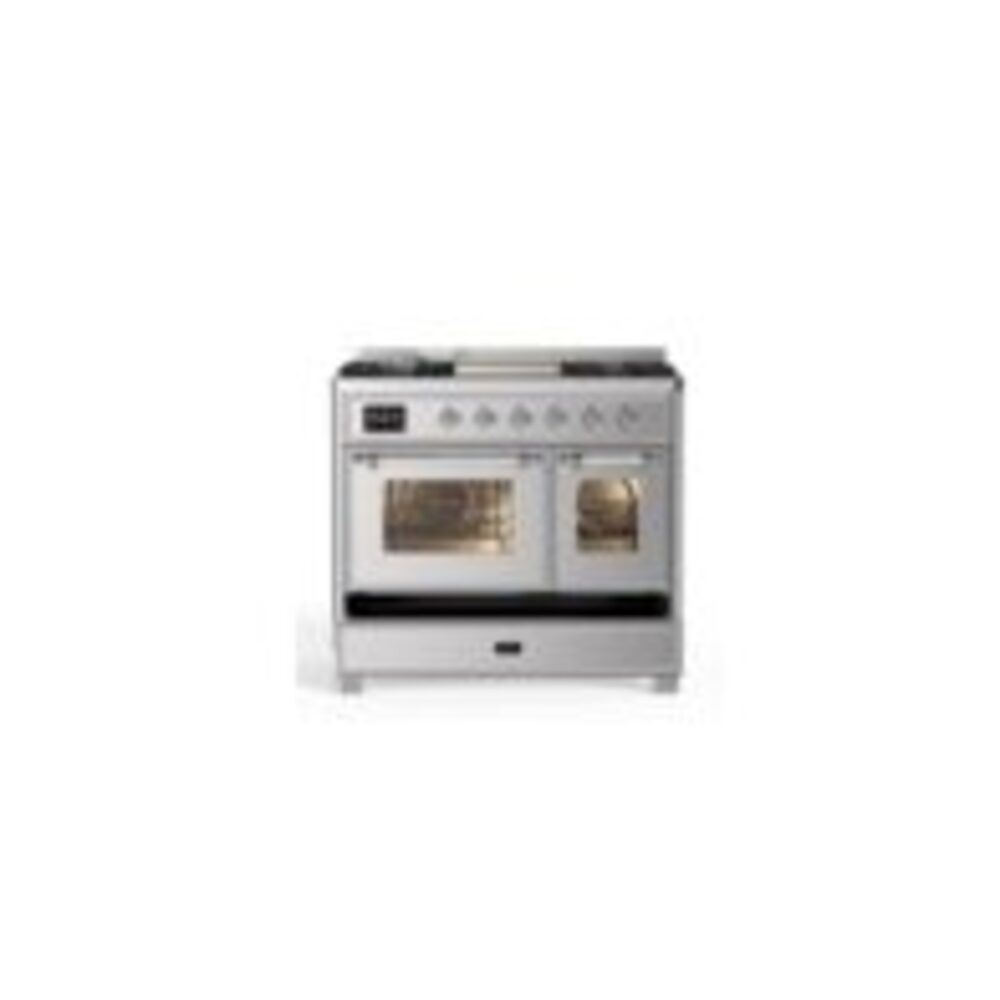 ILVE UMD10F Majestic II 40 inch Dual Fuel Range with 6 Burners, Griddle