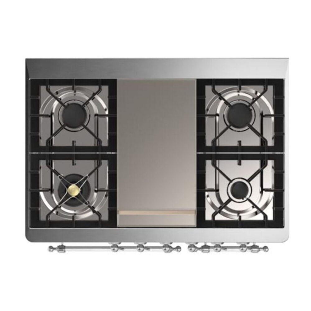 ILVE UMD10F Majestic II 40 inch Dual Fuel Range with 6 Burners, Griddle