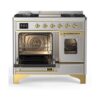 ILVE UMD10F Majestic II 40 inch Dual Fuel Range with 6 Burners, Griddle