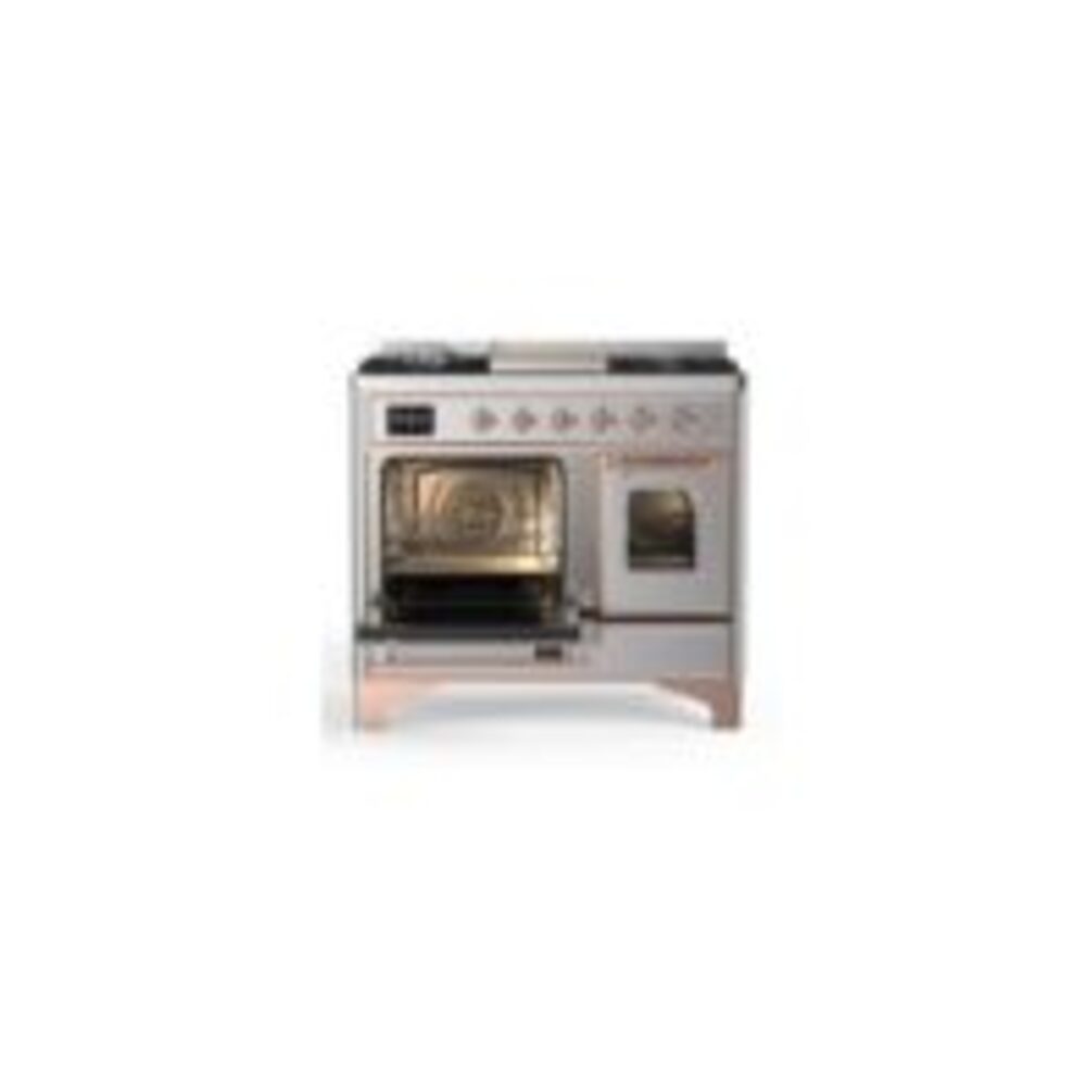 ILVE UMD10F Majestic II 40 inch Dual Fuel Range with 6 Burners, Griddle