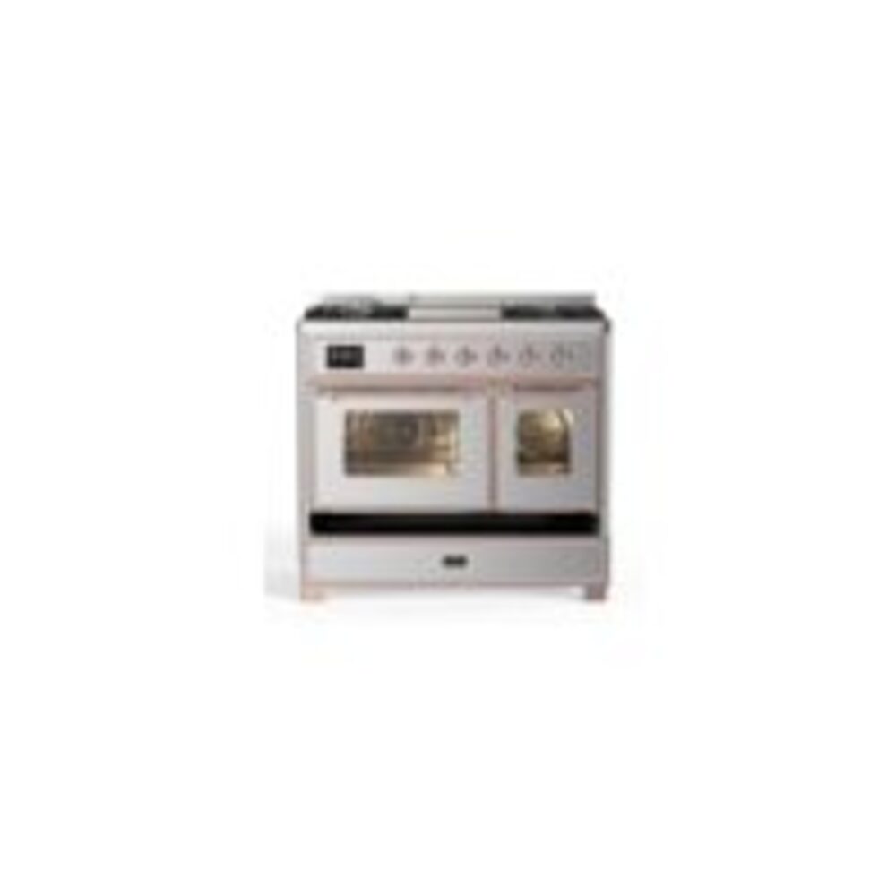 ILVE UMD10F Majestic II 40 inch Dual Fuel Range with 6 Burners, Griddle