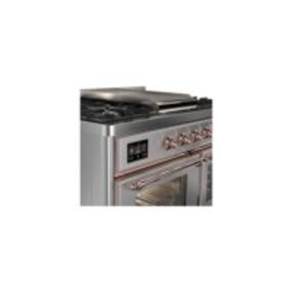 ILVE UMD10F Majestic II 40 inch Dual Fuel Range with 6 Burners, Griddle