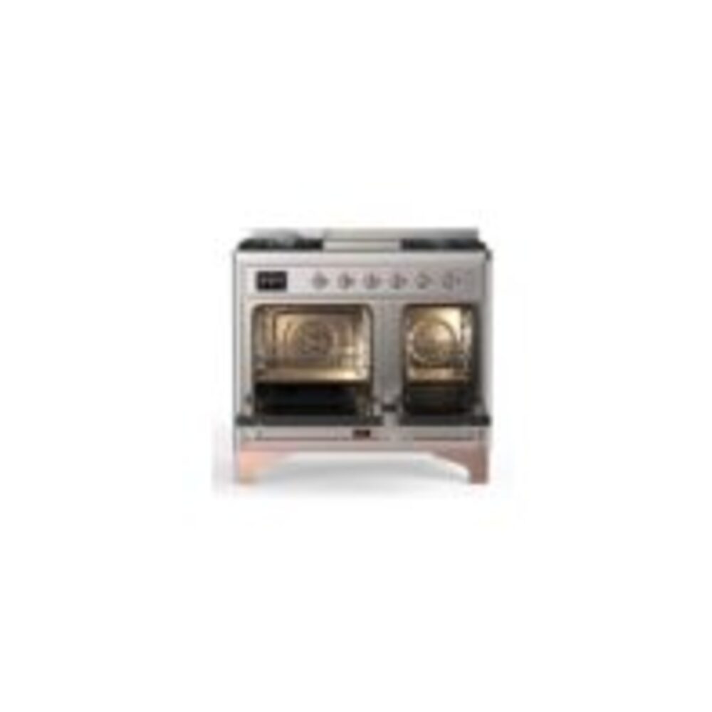 ILVE UMD10F Majestic II 40 inch Dual Fuel Range with 6 Burners, Griddle