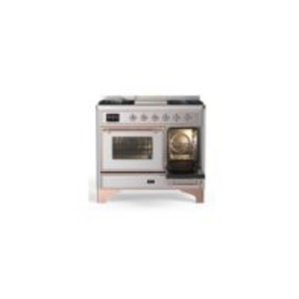 ILVE UMD10F Majestic II 40 inch Dual Fuel Range with 6 Burners, Griddle