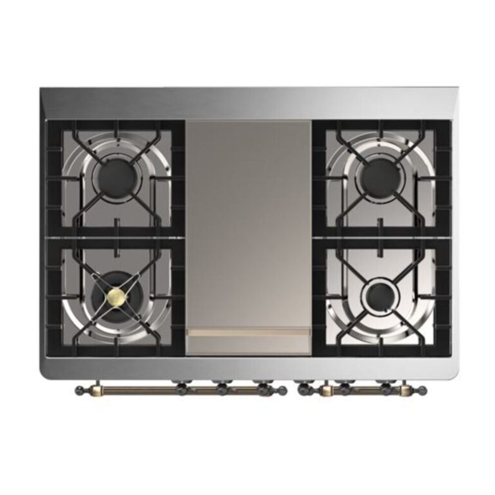 ILVE UMD10F Majestic II 40 inch Dual Fuel Range with 6 Burners, Griddle