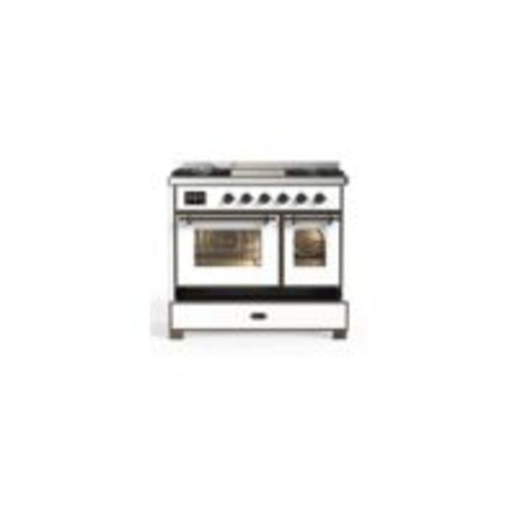 ILVE UMD10F Majestic II 40 inch Dual Fuel Range with 6 Burners, Griddle
