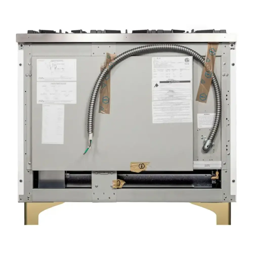 ILVE_UMD10FDNS3WHGLP_Majestic_II_40"_Dual_Fuel_Range_rear_view