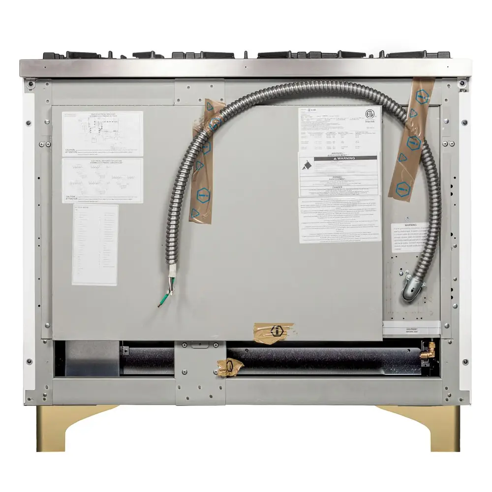 ILVE_UMD10FDNS3WHG_Majestic_II_40"_Dual_Fuel_Range_rear_view