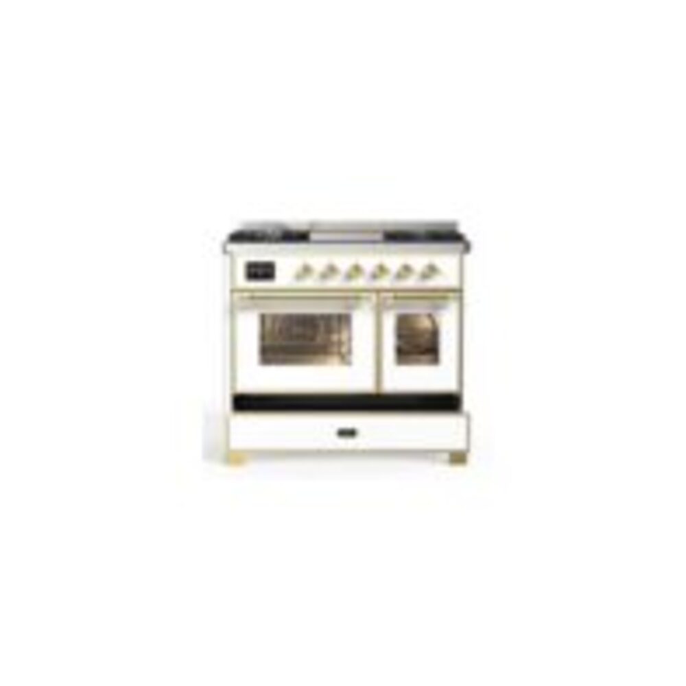 ILVE UMD10F Majestic II 40 inch Dual Fuel Range with 6 Burners, Griddle