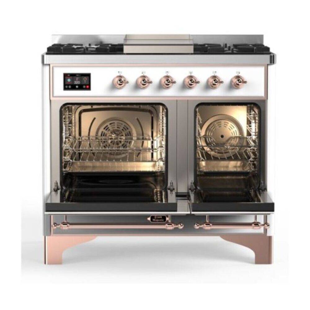 ILVE UMD10F Majestic II 40 inch Dual Fuel Range with 6 Burners, Griddle