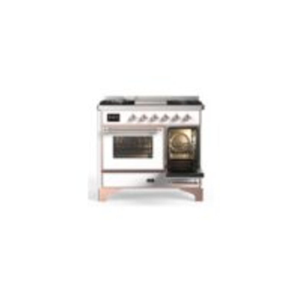 ILVE UMD10F Majestic II 40 inch Dual Fuel Range with 6 Burners, Griddle
