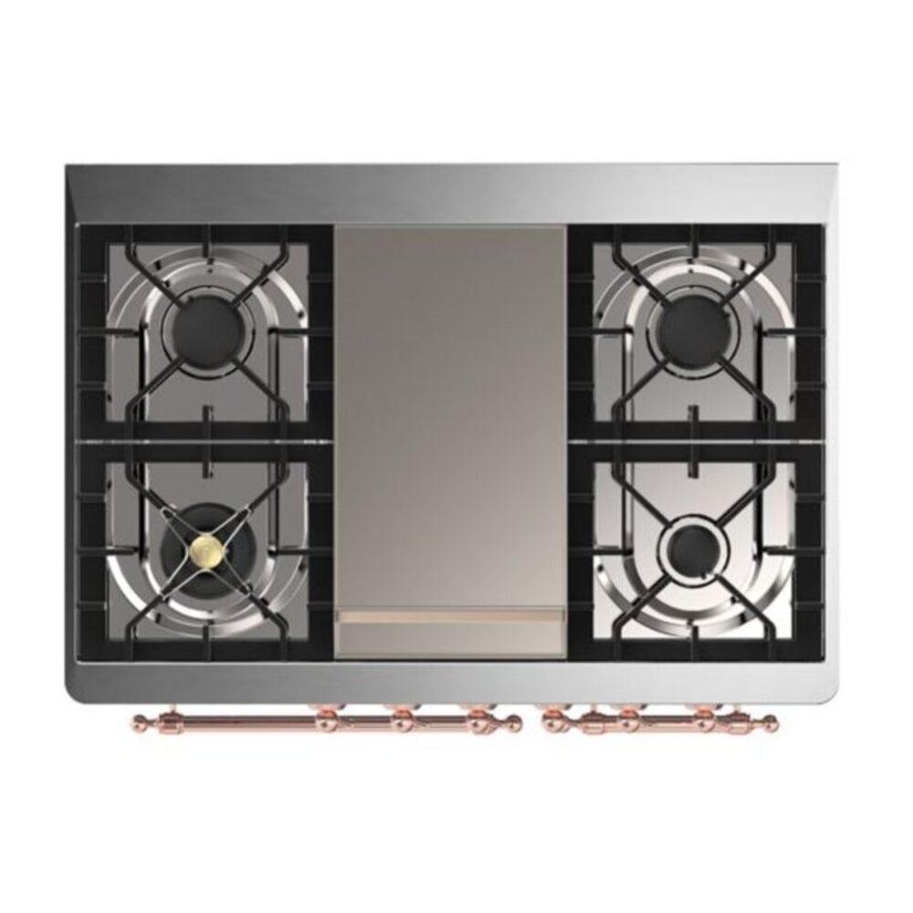 ILVE UMD10F Majestic II 40 inch Dual Fuel Range with 6 Burners, Griddle