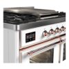 ILVE UMD10F Majestic II 40 inch Dual Fuel Range with 6 Burners, Griddle