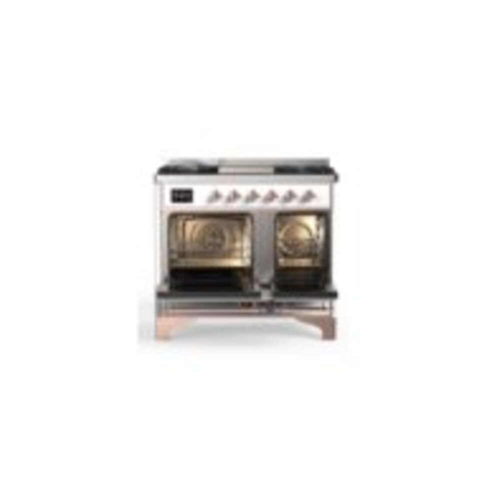 ILVE UMD10F Majestic II 40 inch Dual Fuel Range with 6 Burners, Griddle