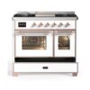 ILVE UMD10F Majestic II 40 inch Dual Fuel Range with 6 Burners, Griddle