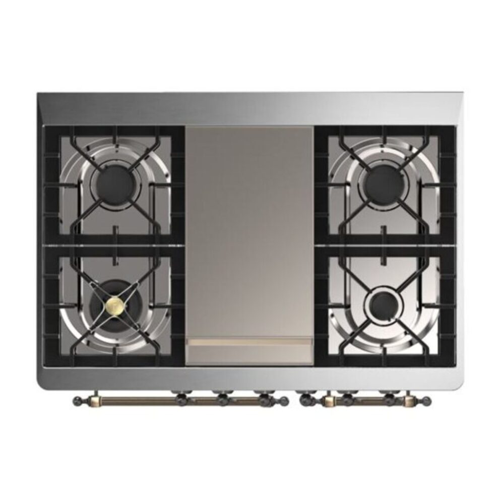ILVE UMD10F Majestic II 40 inch Dual Fuel Range with 6 Burners, Griddle