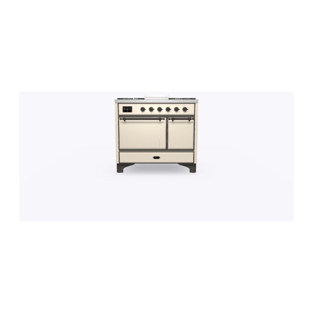 ILVE_UMD10FDQNS3AWB_Majestic_II_40"_Dual_Fuel_Range_Front_View