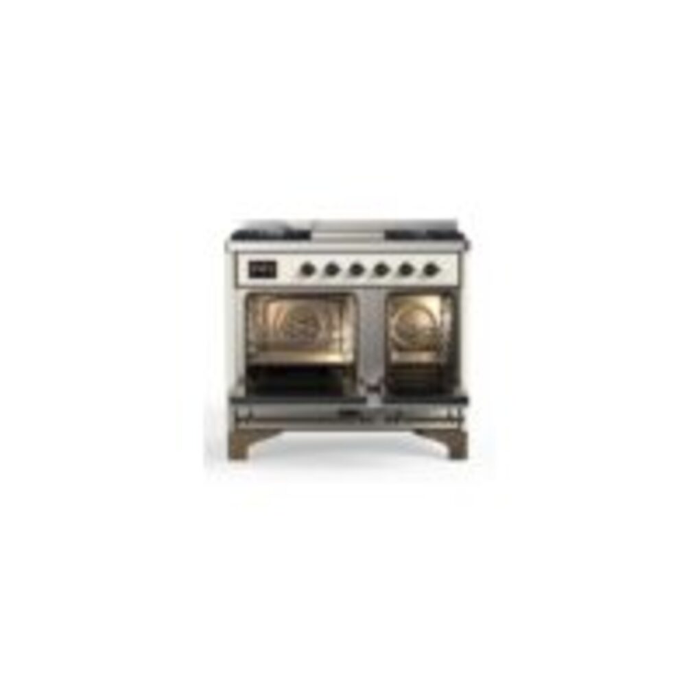 ILVE UMD10F Majestic II 40 inch Dual Fuel Range with 6 Burners, Griddle