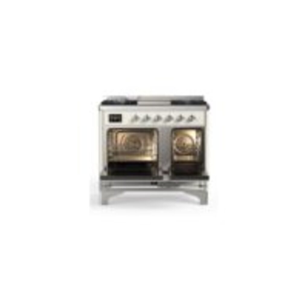 ILVE UMD10F Majestic II 40 inch Dual Fuel Range with 6 Burners, Griddle