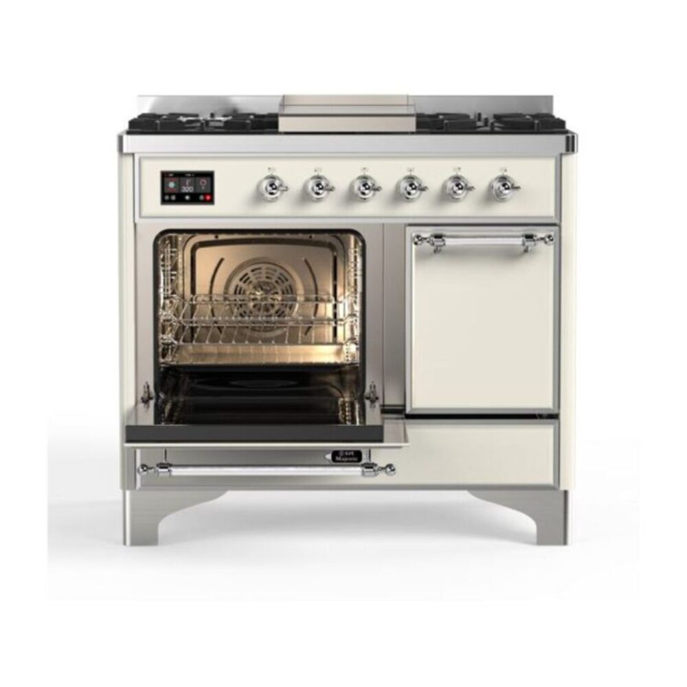 ILVE UMD10F Majestic II 40 inch Dual Fuel Range with 6 Burners, Griddle