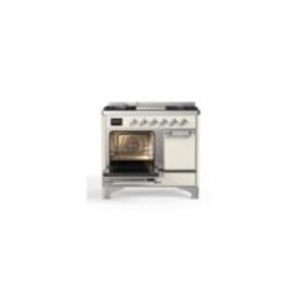 ILVE UMD10F Majestic II 40 inch Dual Fuel Range with 6 Burners, Griddle