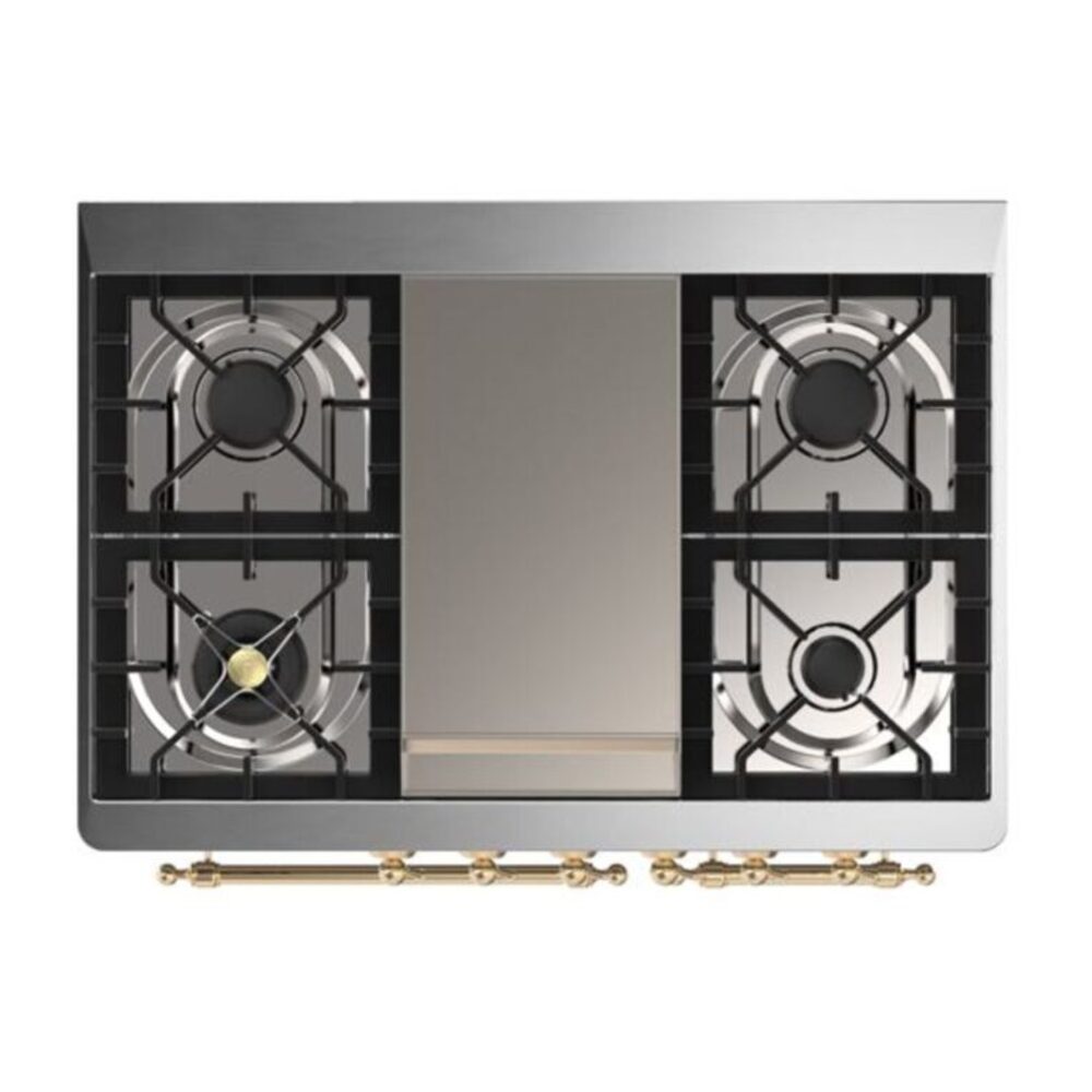 ILVE UMD10F Majestic II 40 inch Dual Fuel Range with 6 Burners, Griddle