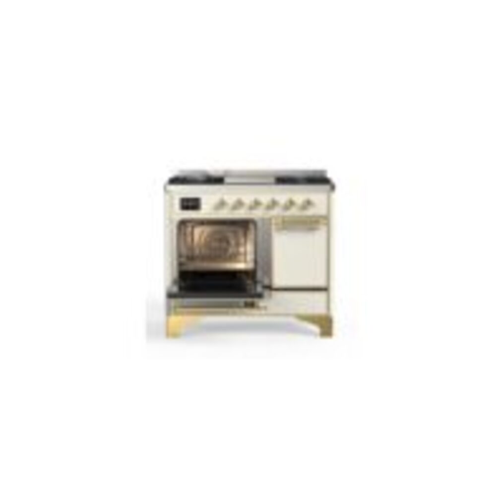ILVE UMD10F Majestic II 40 inch Dual Fuel Range with 6 Burners, Griddle