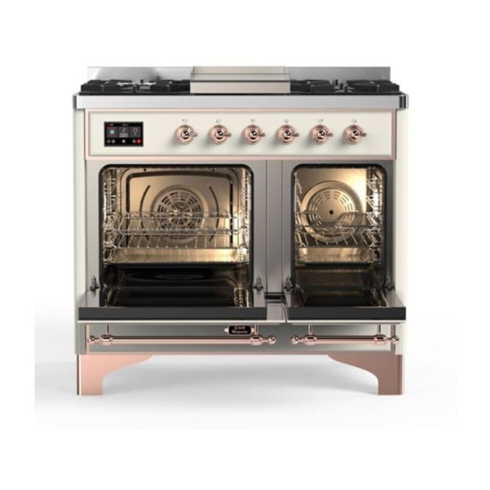 ILVE UMD10F Majestic II 40 inch Dual Fuel Range with 6 Burners, Griddle