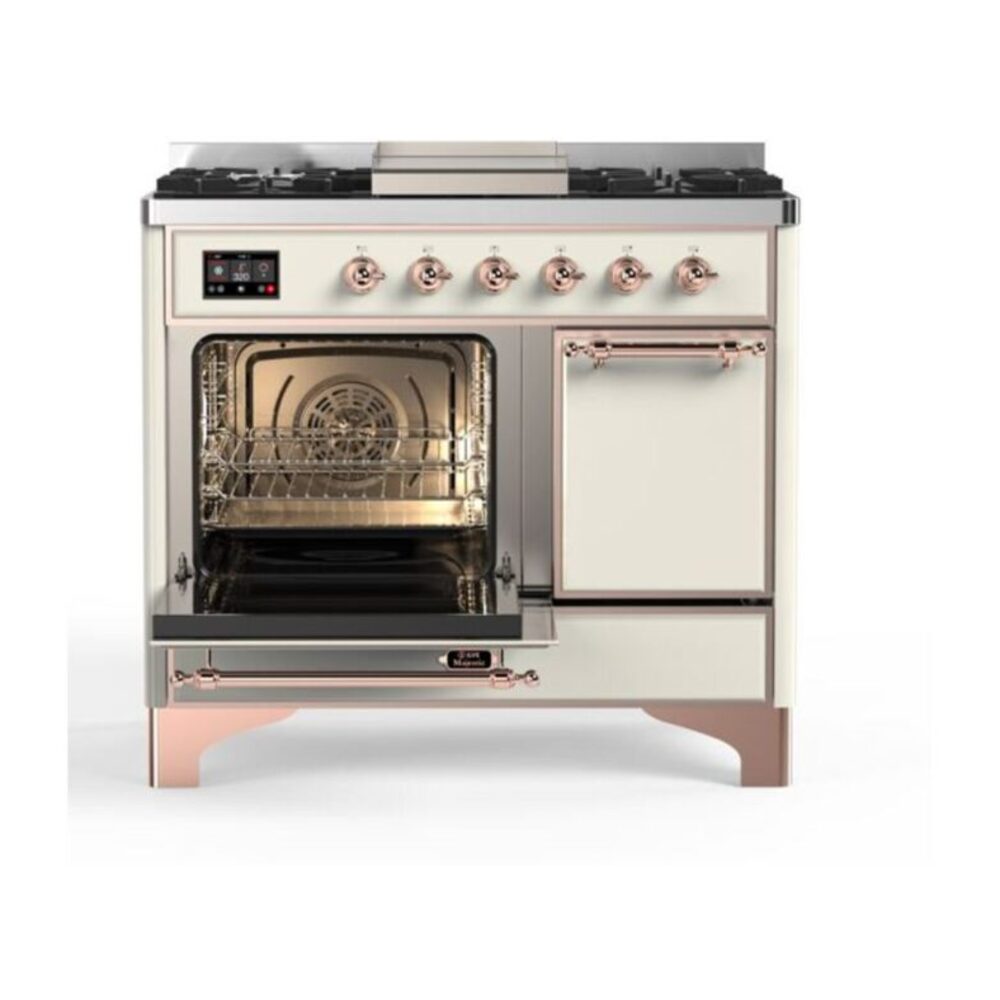 ILVE UMD10F Majestic II 40 inch Dual Fuel Range with 6 Burners, Griddle
