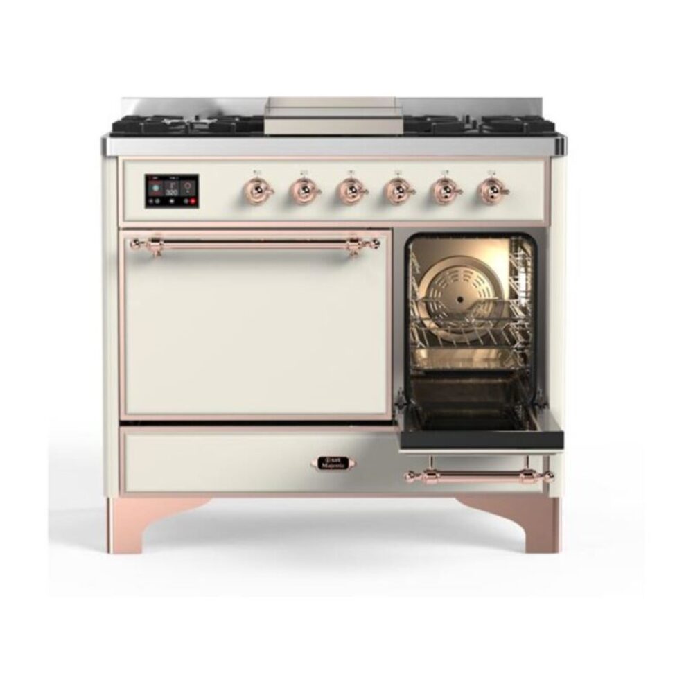 ILVE UMD10F Majestic II 40 inch Dual Fuel Range with 6 Burners, Griddle