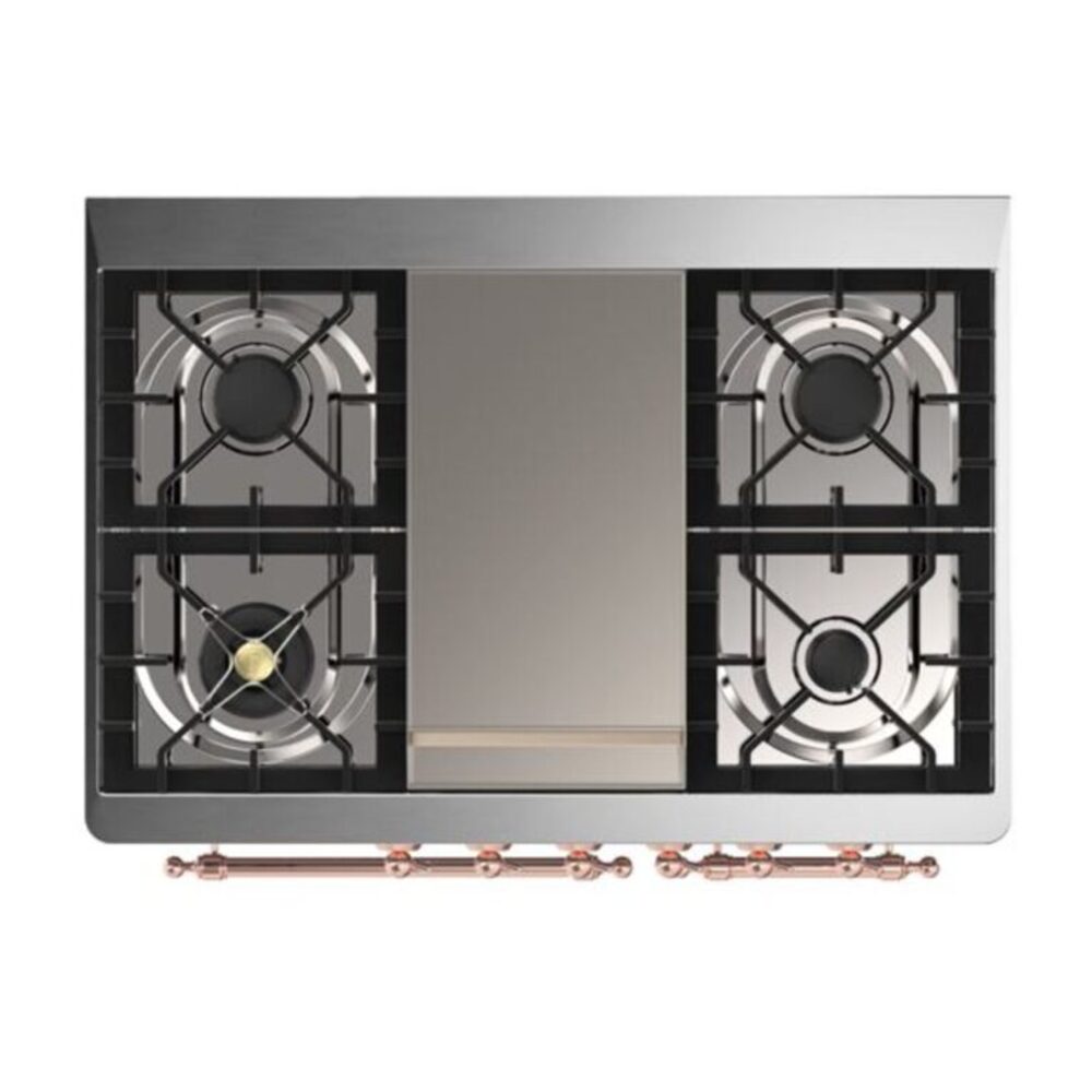 ILVE UMD10F Majestic II 40 inch Dual Fuel Range with 6 Burners, Griddle