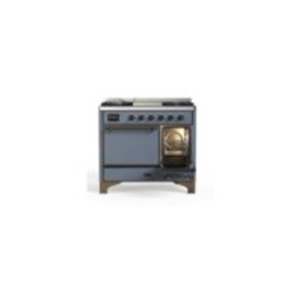 ILVE UMD10F Majestic II 40 inch Dual Fuel Range with 6 Burners, Griddle